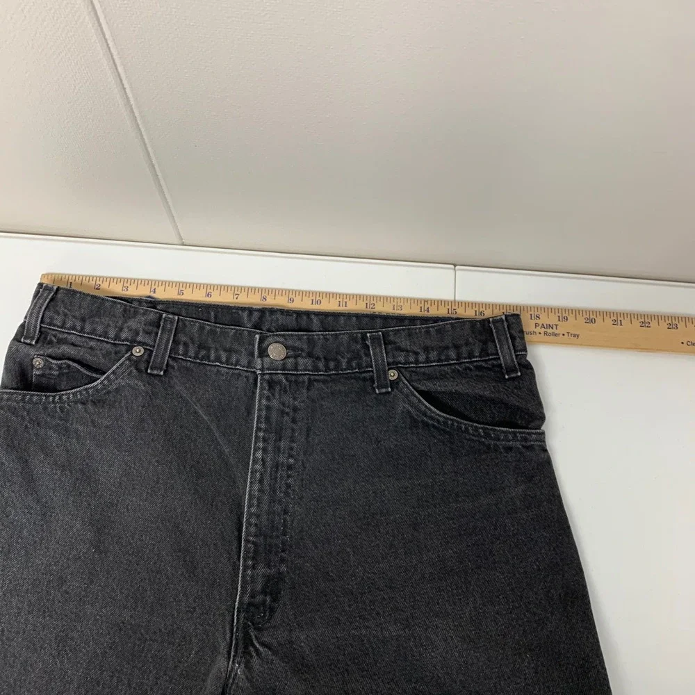 Vintage Levi's‎ 550 Jeans Mens 36x30 Black Relaxed Fit Tapered Leg Made USA 90s